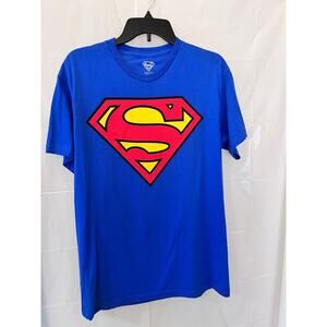 Halloween Costume Superman Shirt with Cape Size M